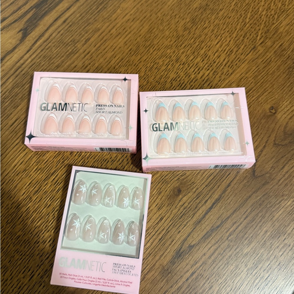Glamnetic Sweet Almond Press-On Nails - Pink
